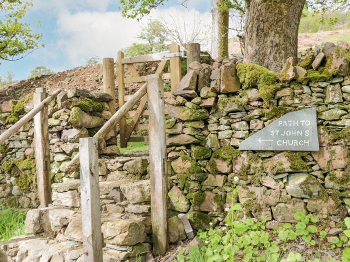 Shundraw Cottage in Threlkeld, Cumbria, ground-floor bedroom, Smart TVs, dog-friendly, close to shop