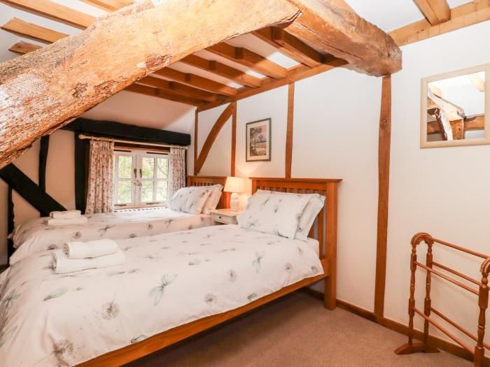 Wren Cottage in Ottinge, Kent. Barn conversion. Three bedrooms. Original features. Open-plan living.
