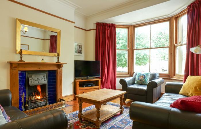 Church View in Buxton, three-bedrooms over three floors, roadside parking, open fire, pet-friendly.