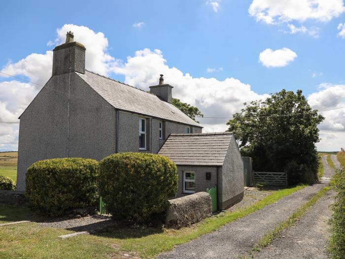 Tregynrig Bach near Cemaes Bay, Anglesey. Off-road parking. 5 bedrooms. Country location. Beach near