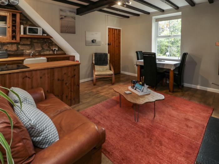 Maple Tree Cottage, in Longframlington, in Northumberland. Two-bed cottage with rural views. Garden.