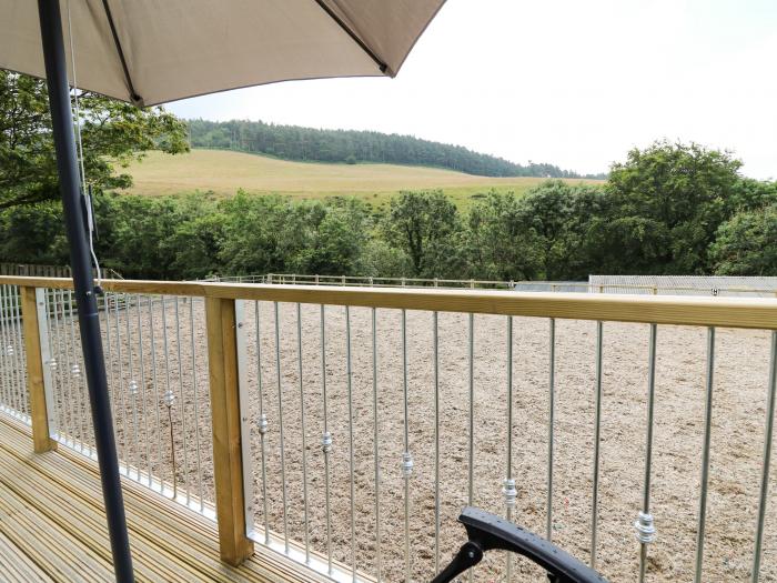 Caban Glas is near Pontrhydfendigaid, in Ceredigion. One-bed home with enclosed garden and parking.