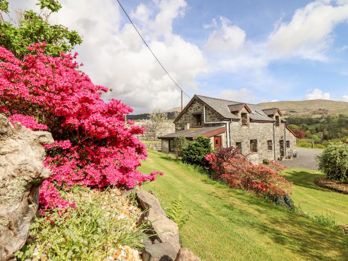 Beudy Penarddwnion near Dolgellau, in Gwynedd. Two-bedroom barn conversion, enjoying stunning views.