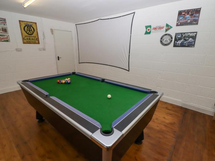 Hafan Dawel, is near Newcastle Emlyn, Pembrokeshire. Four-bedroom home with games room. Rural. Pets.