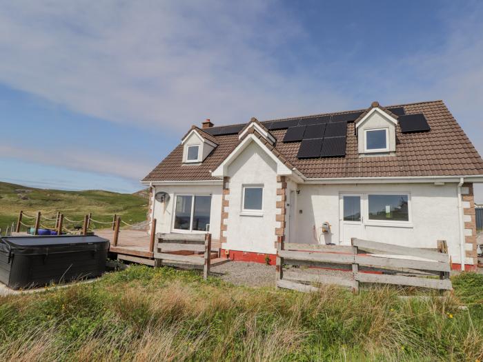 Beachview, Oldshore Beg near Kinlochbervie, Scotland. Countryside. Woodburning stove. Four bedrooms.