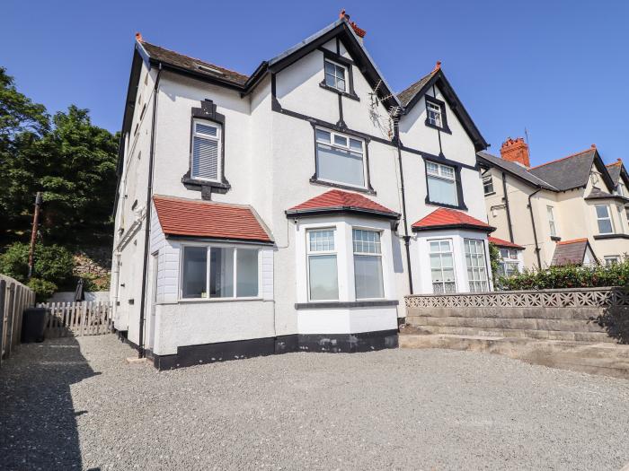 Lodestar, Deganwy, Conwy. Five-bedroom home, with enclosed courtyard and private driveway. Sea views