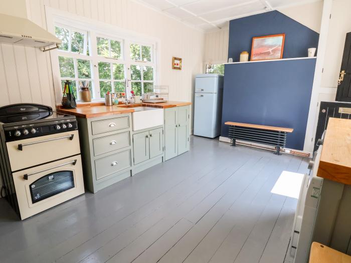 Melbecks near Abergele, Conwy. Wooden house. Original features. Sea views. 2-bed. Woodburning stove.