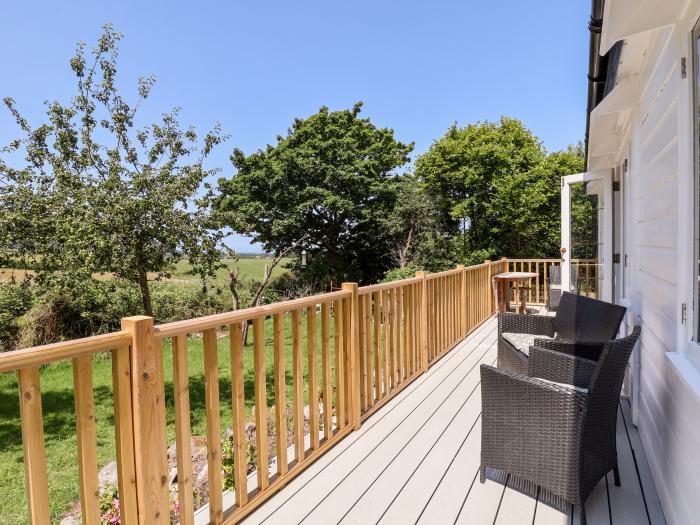 Melbecks near Abergele, Conwy. Wooden house. Original features. Sea views. 2-bed. Woodburning stove.