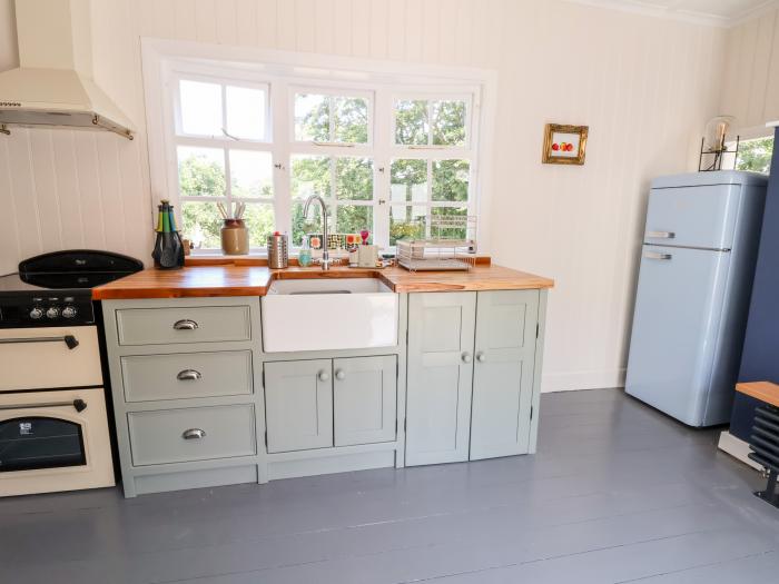 Melbecks near Abergele, Conwy. Wooden house. Original features. Sea views. 2-bed. Woodburning stove.