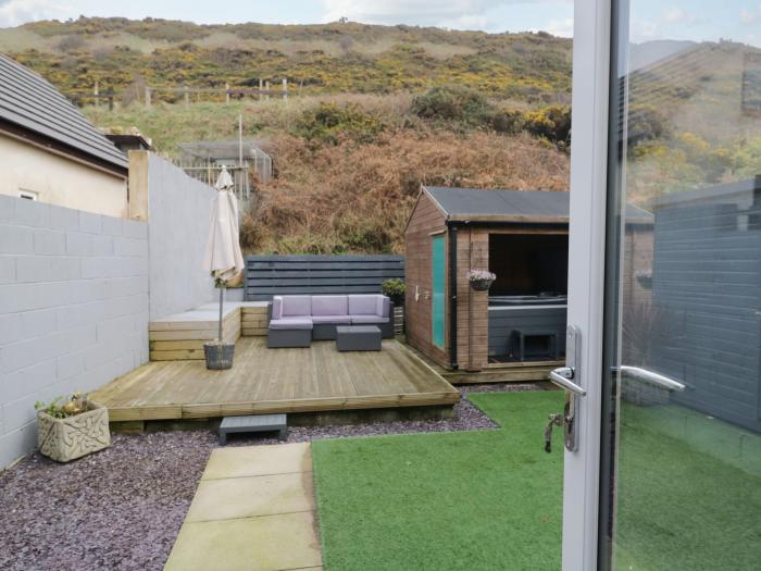 The Chalet is near Egremont, Cumbria. Single-storey chalet, overlooking Isle of Man. Pet-free. Rural