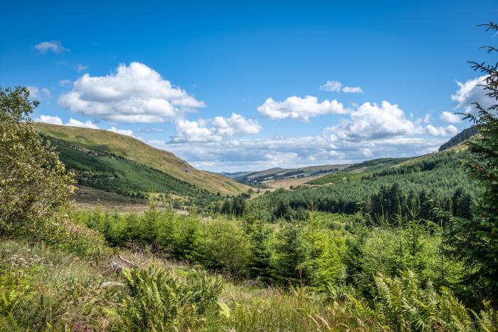 High Auchenbrack, is near Moniaive, Dumfries and Galloway. Two-bedroom, traditional cottage. Garden.