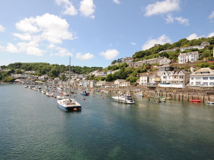 Farleigh Cottage in Looe, Cornwall. Two-bedroom, traditional cottage with woodburning stove. Central