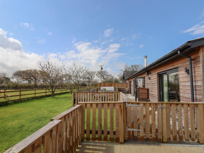 Strawberry Bank - Nuthatch, Bridgerule, dog-friendly, hot tub, wheelchair-friendly, countryside view