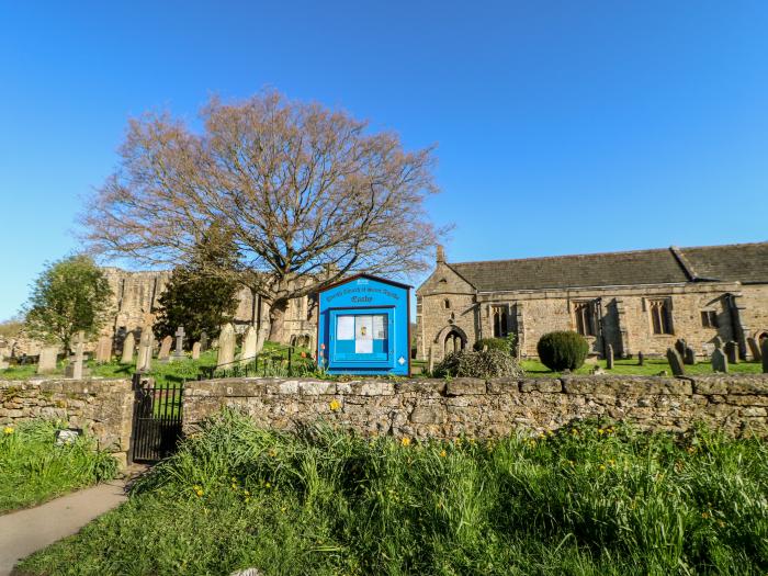 Jasmine Cottage near Richmond, in North Yorkshire. Three-bedroom cottage, with pet-friendly garden.