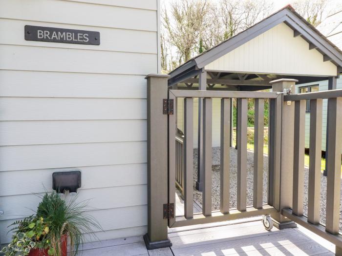 Brambles near St Mabyn in Cornwall. Contemporary and open-plan living. Enclosed decking and parking.