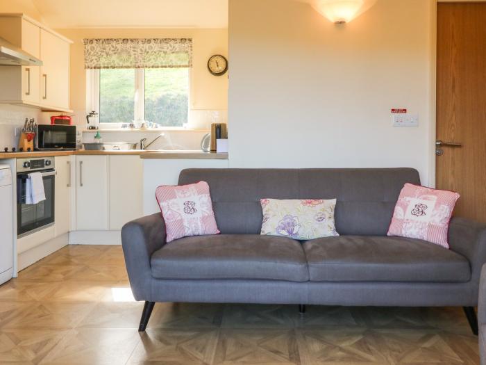 Chalet Log Cabin L10 - Combe Martin, Devon. Pet-friendly, countryside views, site facilities, 2-bed.