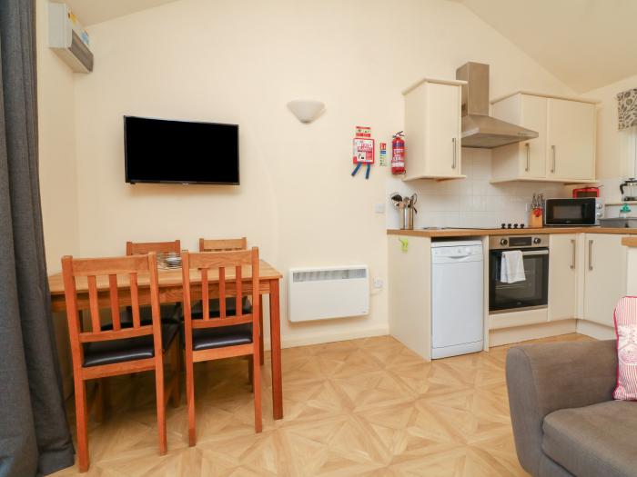 Chalet Log Cabin L10 - Combe Martin, Devon. Pet-friendly, countryside views, site facilities, 2-bed.