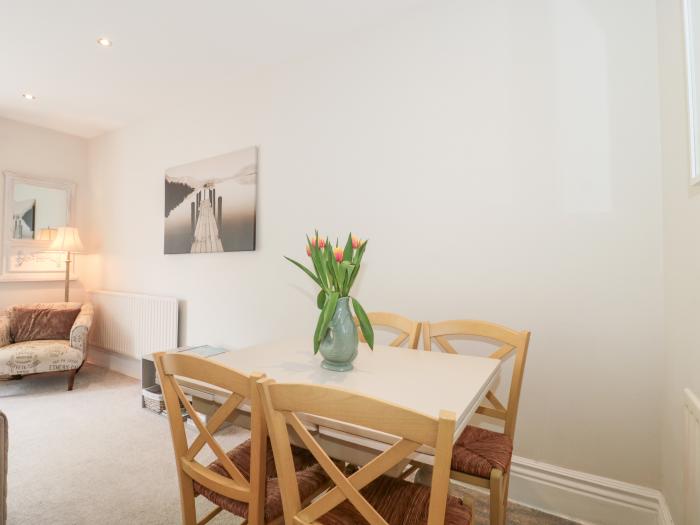 The Moorings, Bournemouth. First-floor apartment. Two bedrooms. Outlook over trees and pet-friendly