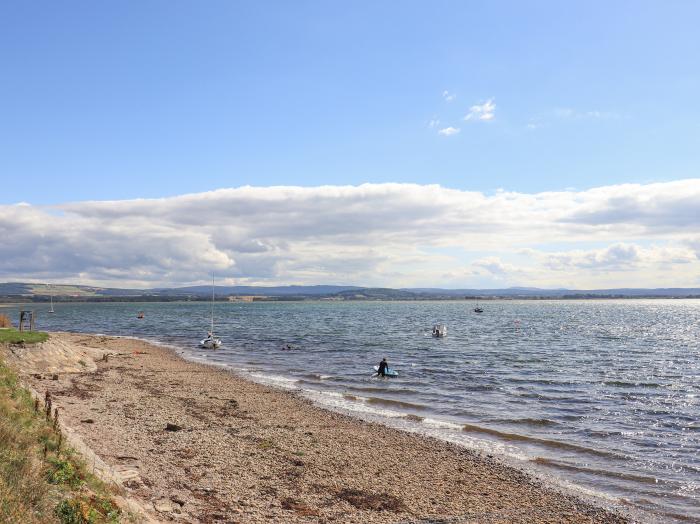 Easter Blervie, rests near Forres, Moray. One-bedroom, eco-friendly lodge. Ideal for couples. Rural.