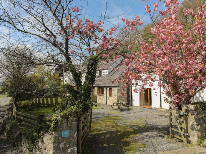 Long Cottage, Beaumaris, Anglesey. Two-bedrooms, off-road parking, enclosed garden and beach nearby.