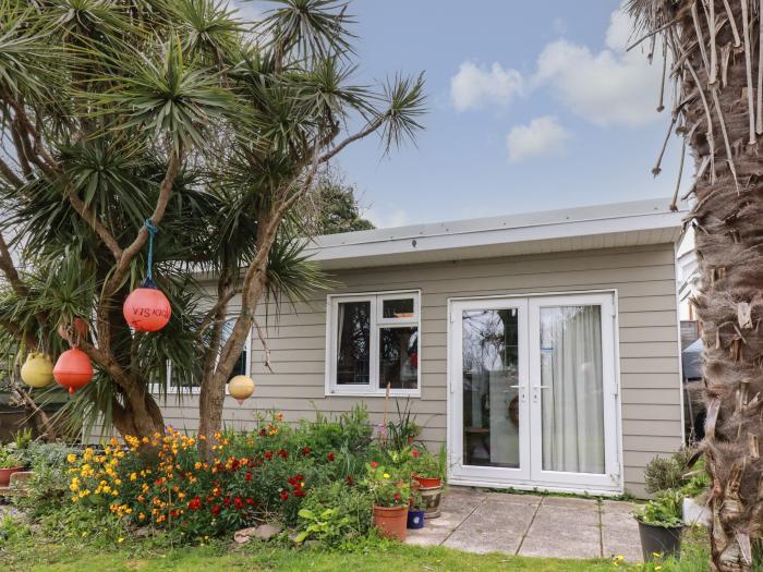 The Hideaway, in Hayle, Cornwall, roadside parking, amenities and beach, dog-friendly, studio-style.