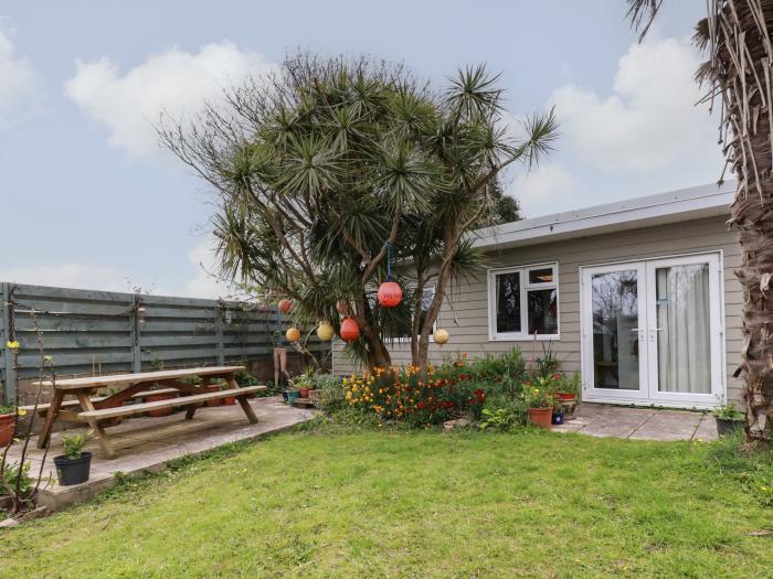 The Hideaway, in Hayle, Cornwall, roadside parking, amenities and beach, dog-friendly, studio-style.