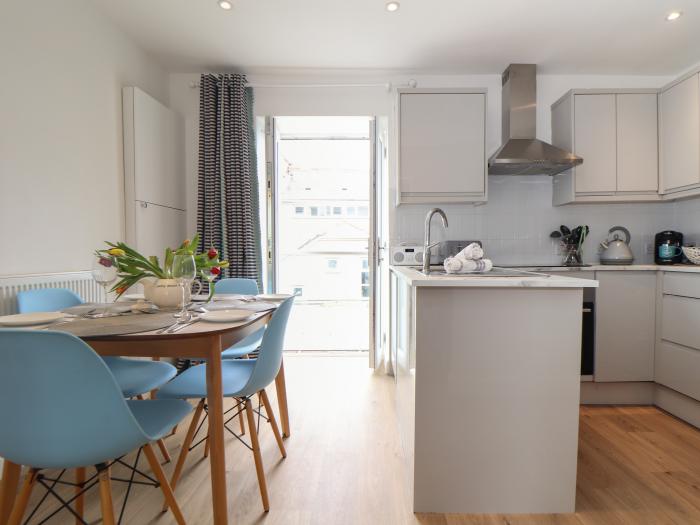 The Lookout, Penzance, Cornwall, can sleep four guests in two bedrooms.