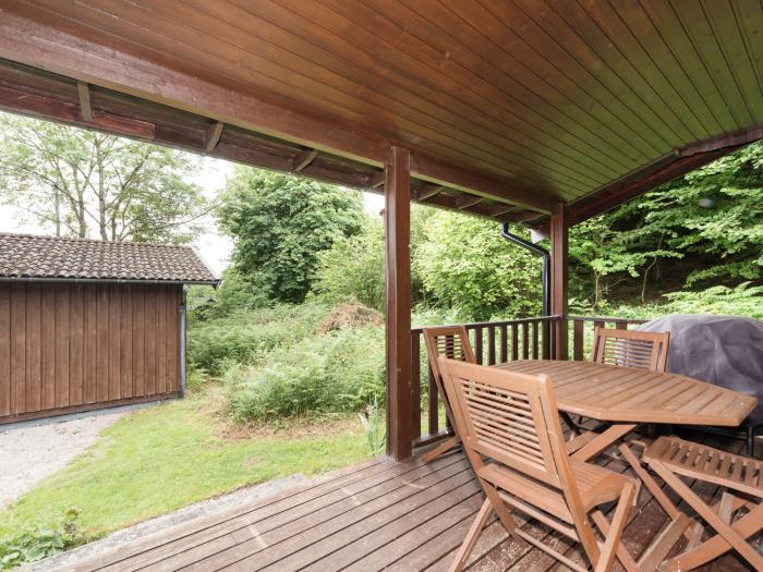 Chalet No.2 is near Threshfield, North Yorkshire, private decking area, parking, on-site facilities.