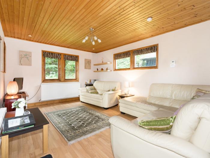 Chalet No.2 is near Threshfield, North Yorkshire, private decking area, parking, on-site facilities.