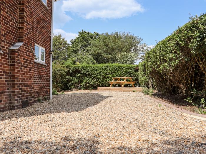 The Garden House in Whitstable, Kent. Three-bedroom home with enclosed garden and off-road parking.