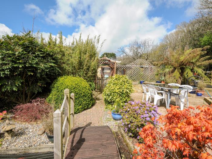 The Hideaway in St Austell, Cornwall, off-road parking, pet-friendly, single-storey, close to shops