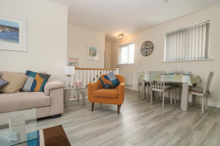 Trewhiddle Retreat in St Austell, Cornwall, first-floor apartment, off-road parking, pets-free, 2bed