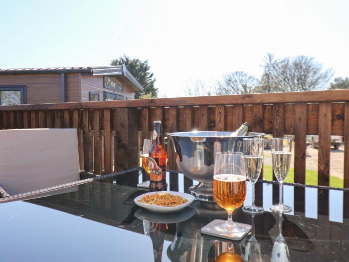 Honeysuckle Lodge in Runswick Bay near Staithes, North York Moors, off-road parking, hot tub, 2bed