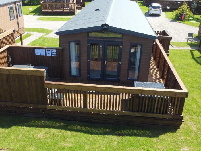 Lilac Lodge, Runswick Bay, Near Staithes, North Yorkshire, North York Moors National Park, Decking