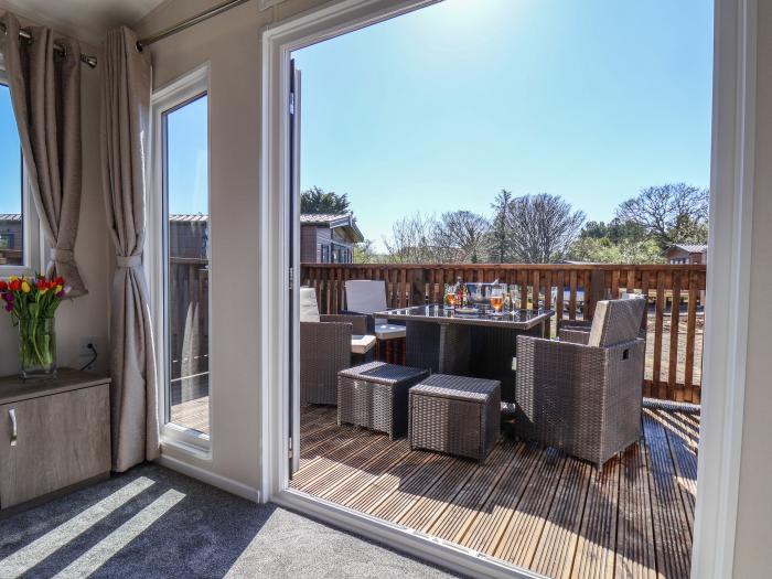 Lilac Lodge, Runswick Bay, Near Staithes, North Yorkshire, North York Moors National Park, Decking