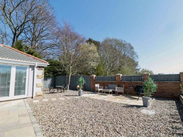 Old Colliery Cottage in Shilbottle, in Northumberland. Near AONB and amenities. Ground-floor living.