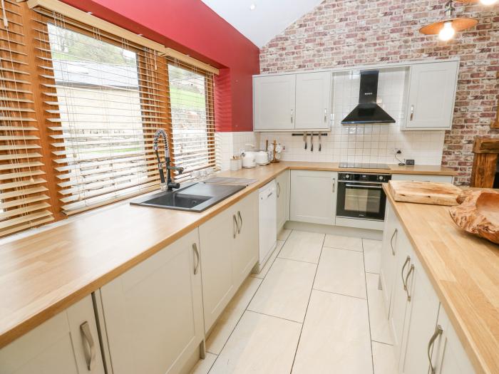 4 Pheasant Lane, is near Stocksbridge, South Yorkshire. Three-bedroom home, with hot tub and garden.