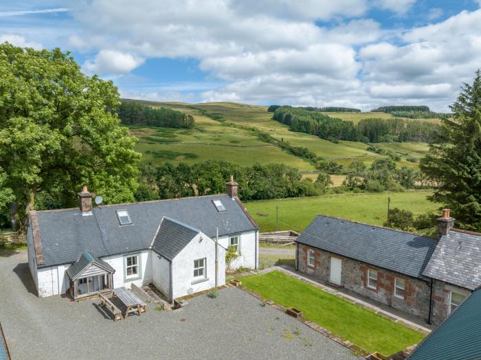 Kilnmark Bothy is near Moniaive, in Dumfries and Galloway. Three-bedroom cottage with stunning views