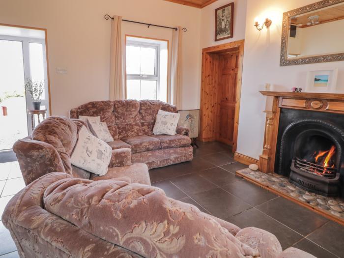 Cooladerry Cottage is in Cooladerry Mountain near Portsalon, County Donegal. Off-road parking. 3bed.