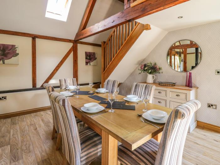 Awelfan is near Bettws Cedewain, Powys. Three-bedroom, barn conversion. Hot tub and enclosed garden.