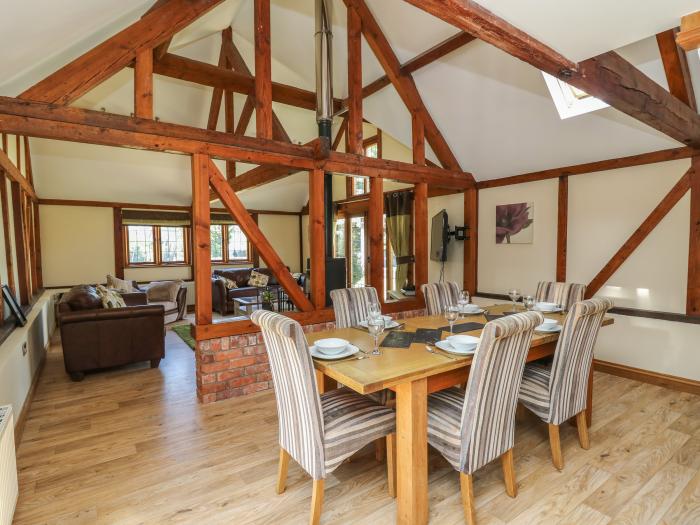 Awelfan is near Bettws Cedewain, Powys. Three-bedroom, barn conversion. Hot tub and enclosed garden.