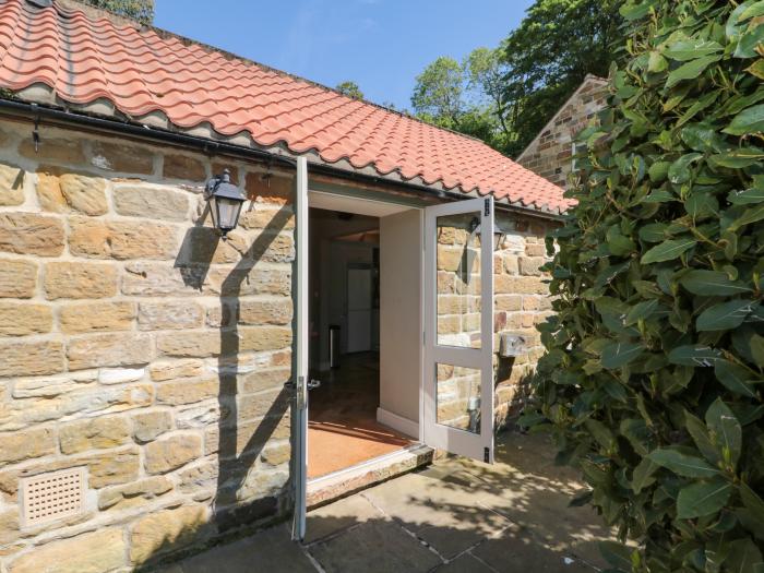 The Old Dairy is near Thirsk, in North Yorkshire. Two-bedroom barn conversion, inviting pets. Rural.