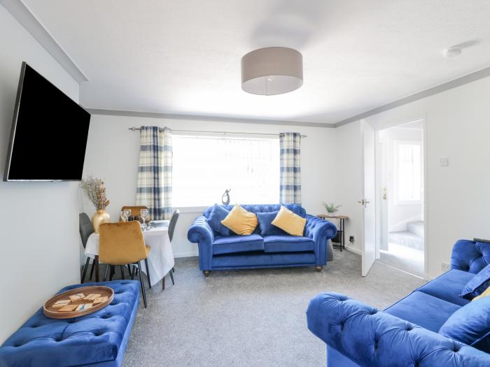 22 Turnberry Road, Maidens, Ayrshire. Two-bedroom. Pet-friendly. Coastal. Off-road parking. Smart TV