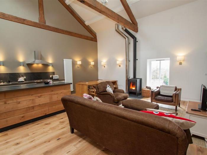 The Hayloft, Hawkshead, Cumbria, In the Lake District National Park, Off-road parking, Two bedrooms.