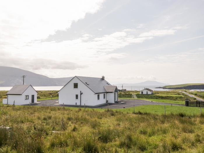 Purteen is in Keel, in County Mayo. Rural and sea views. Three-bedroom, stylish home. Near the beach