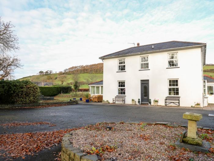 Yr Hen Ficerdy, near Aberystwyth, Ceredigion. Detached and substantial. Pet-friendly. Electric fire.