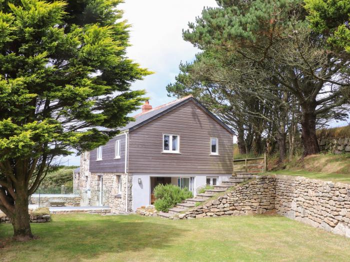 The Old Barn, St Just, Cornwall. Off-road parking. Woodburning stove. Original feature. Near a beach