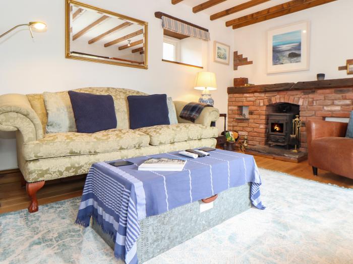 The Old Barn, St Just, Cornwall. Off-road parking. Woodburning stove. Original feature. Near a beach