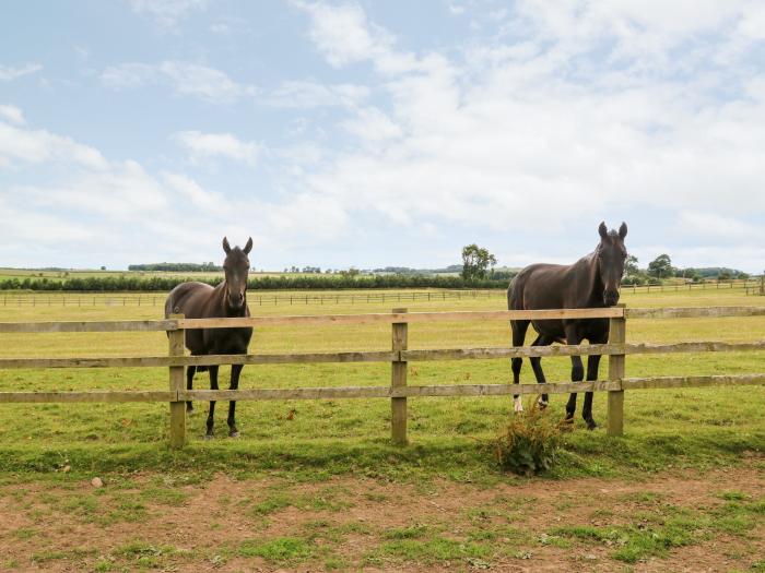 The Granary is in Longwitton near Morpeth, Northumbria. 2bed. Off-road parking. Open-plan. Smart TV.