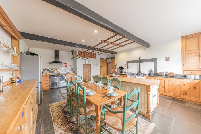 Abbey Farm House, St Bees, Cumbria. Large property sleeping 16. Pet-friendly. Off-road parking. AGA.